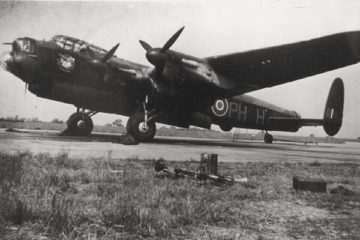 A Lancaster B. Mk. III, on No, 12 Squadron